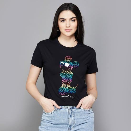 kraus women printed regular fit t-shirt