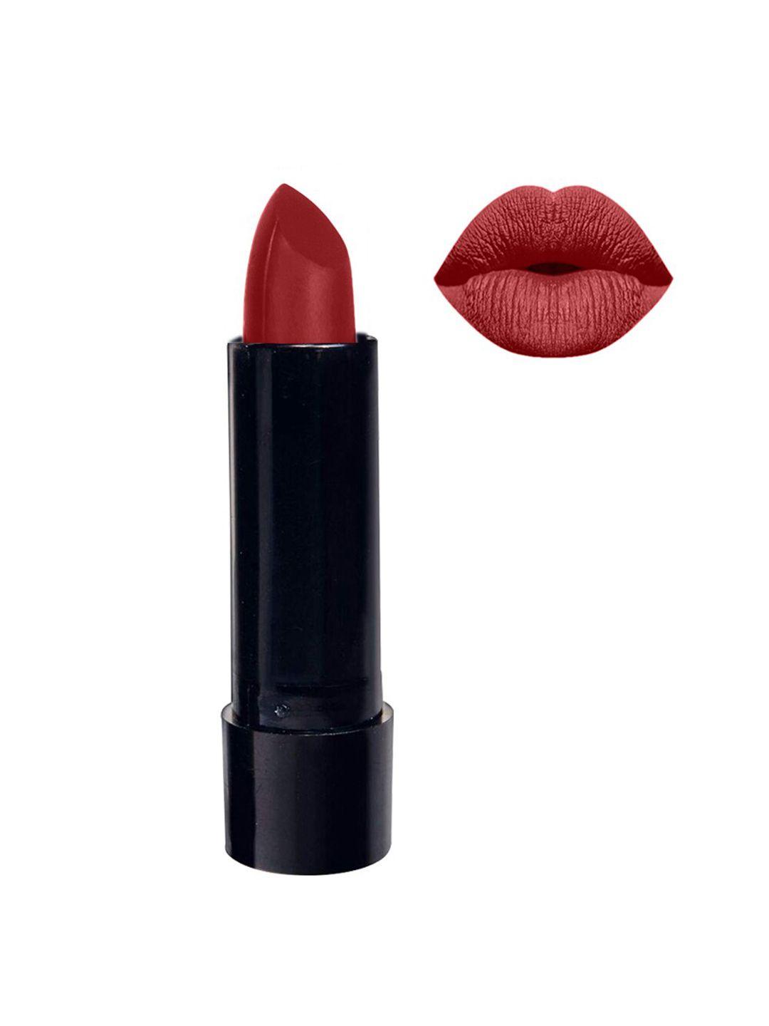 krayons cute pop matte waterproof longlasting lipstick 3.5 gm - signal red