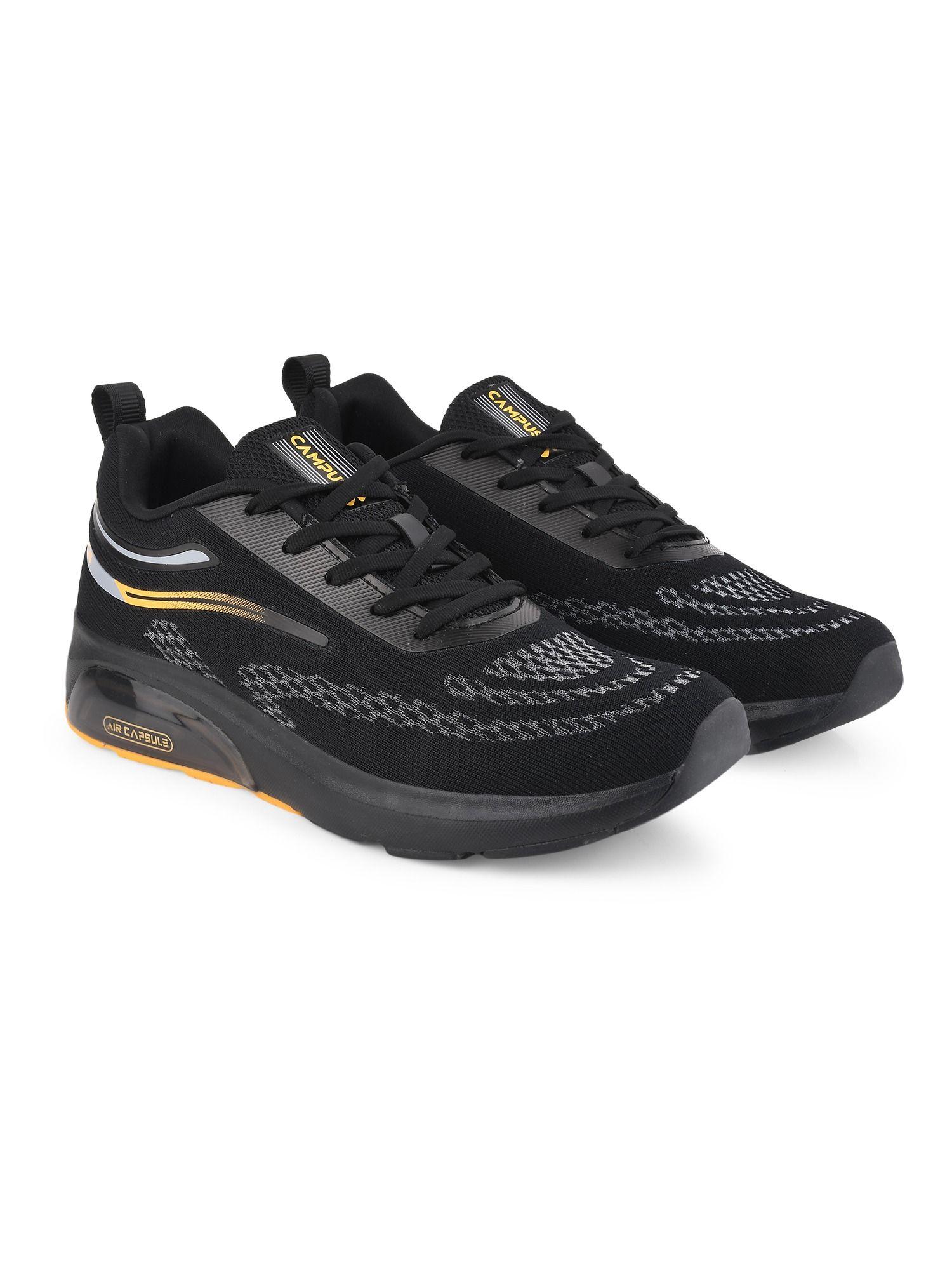 kreation black men running shoes