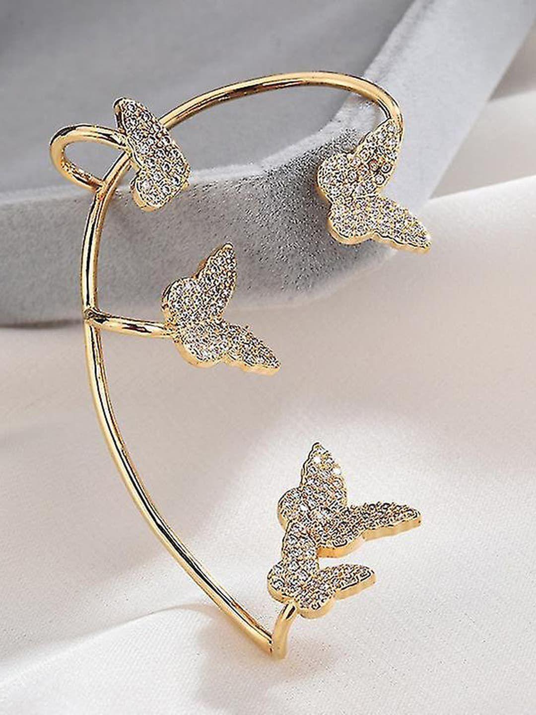 krelin gold-plated butterfly ear cuff