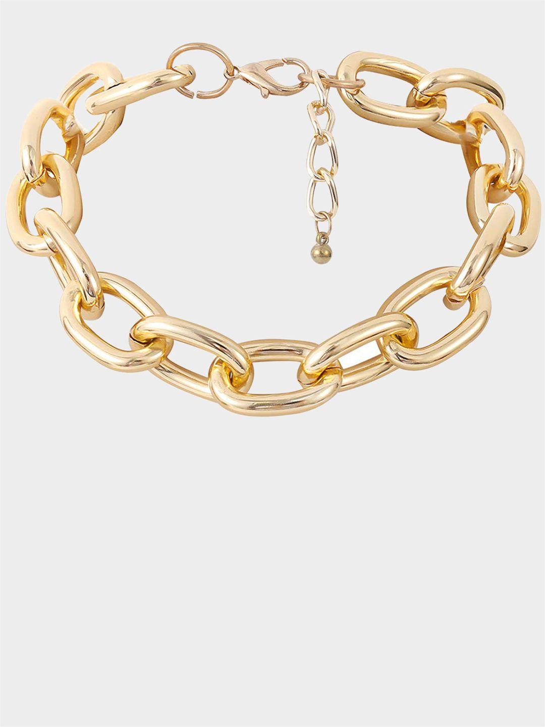 krelin gold-plated minimalist chunky chain choker