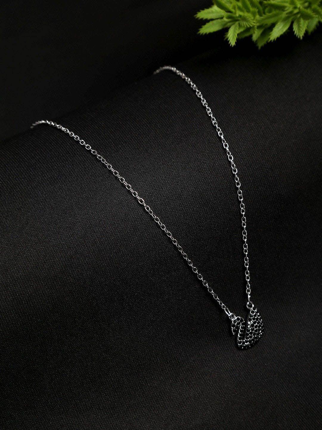 krelin silver-plated pendant & chain