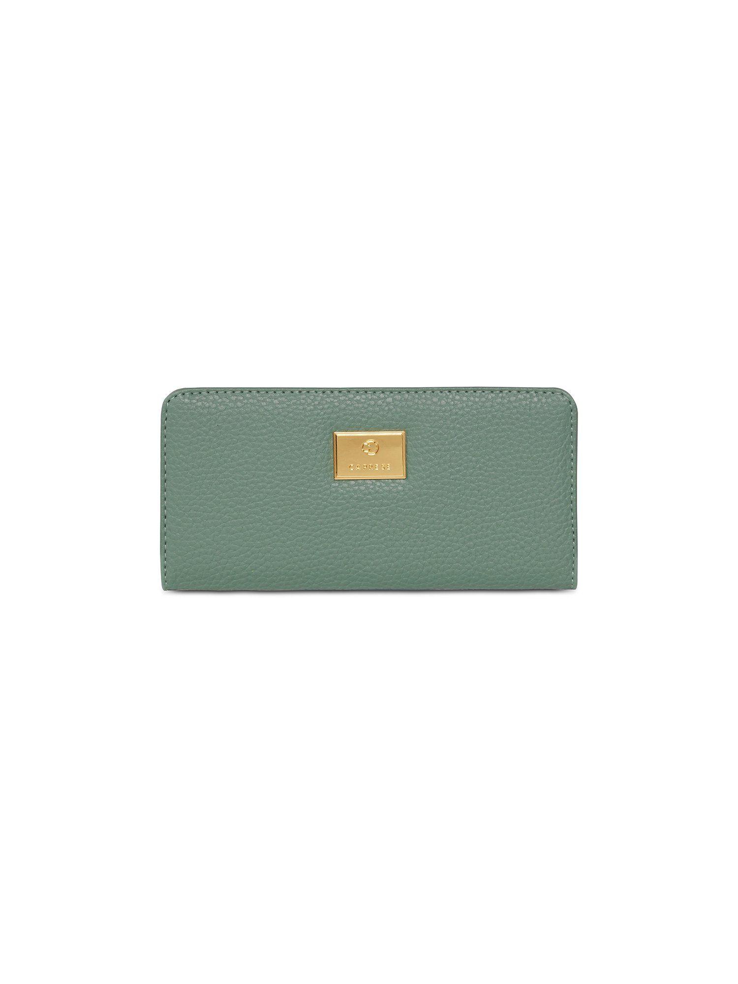 kristin fold wallet medium dull green