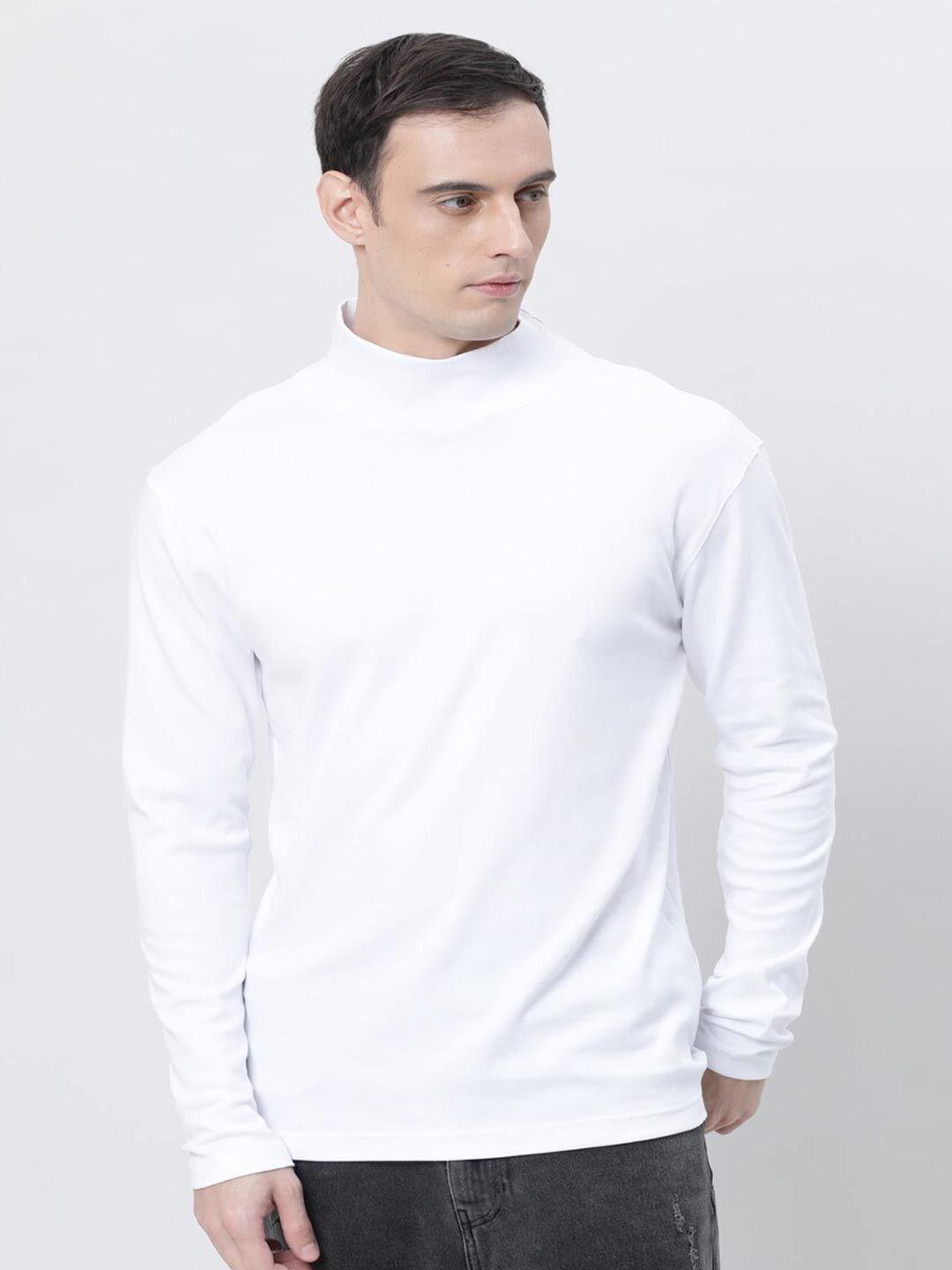 kryptic high neck pure cotton t-shirt