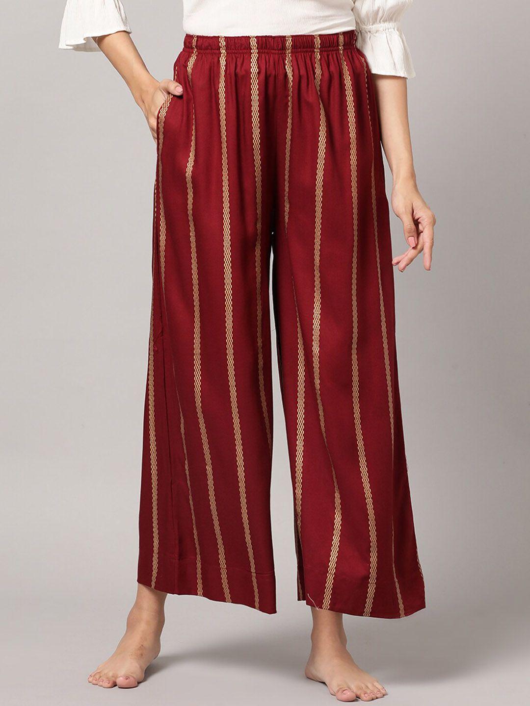 kryptic women striped lounge pants
