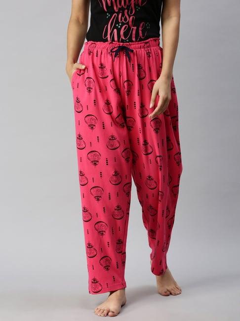 kryptic fuchsia printed pyjamas