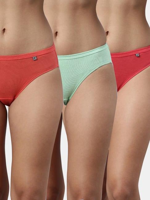 kryptic multicolor hipster panty  - pack of 3