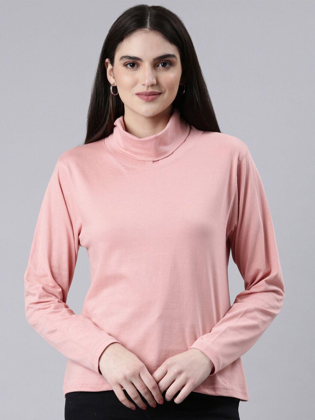 kryptic turtle neck cotton t-shirt