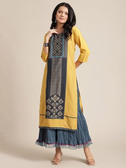 ksut mustard kurta