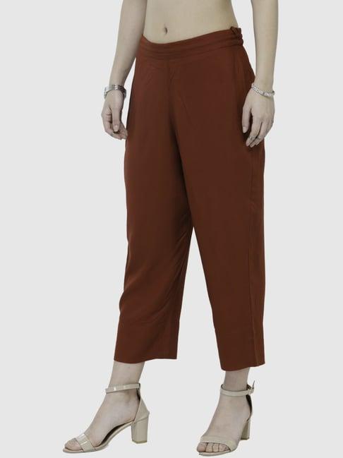 ksut rust regular fit pants