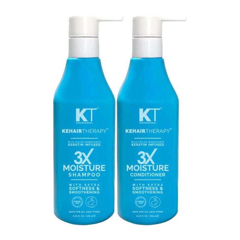 kt professional 3x moisture shampoo & conditioner(2 set)