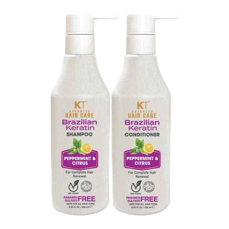 kt professional brazilian keratin shampoo & conditioner(2 set)