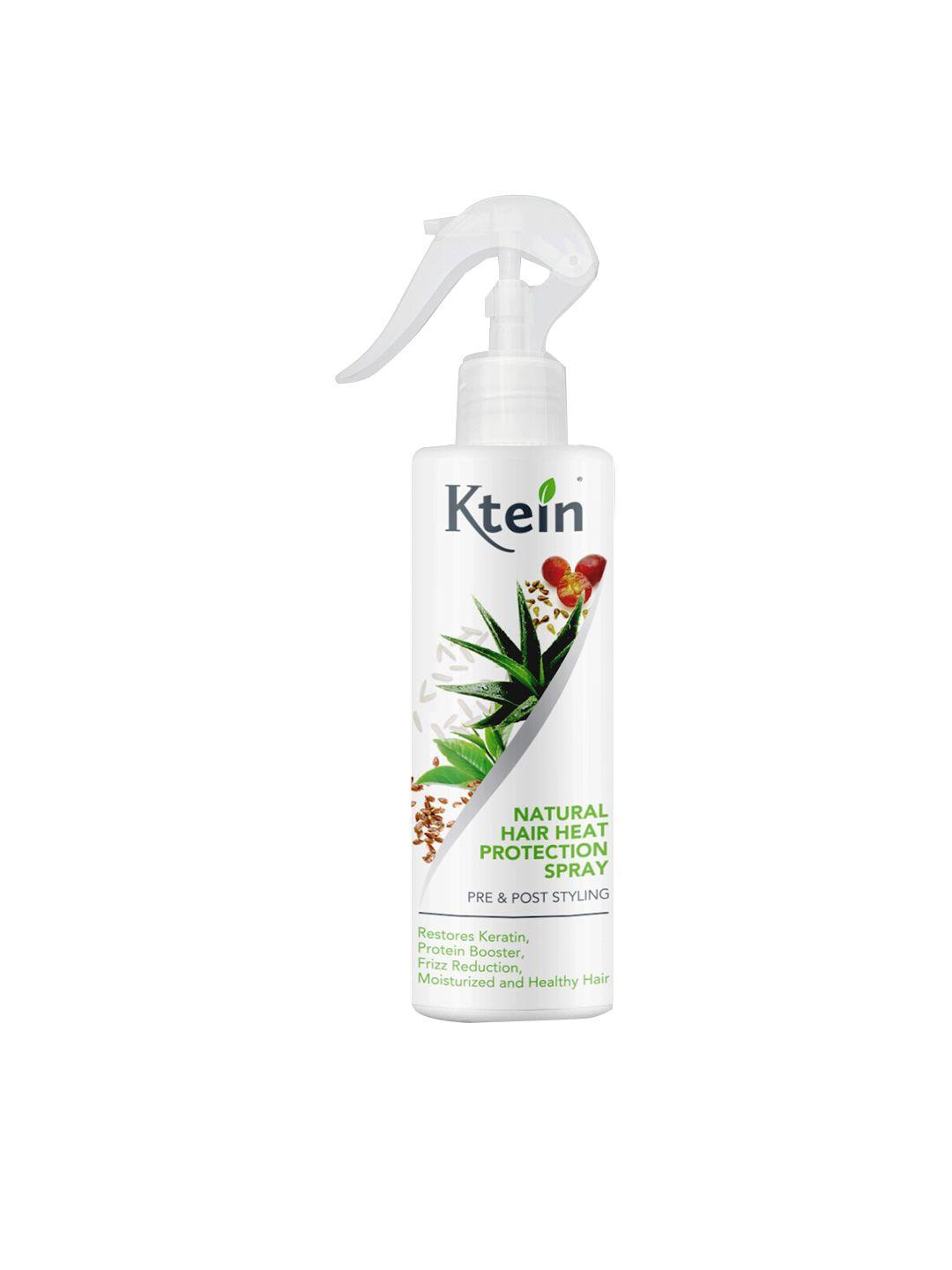 ktein natural hair heat protection spray without alcohol - 200 ml