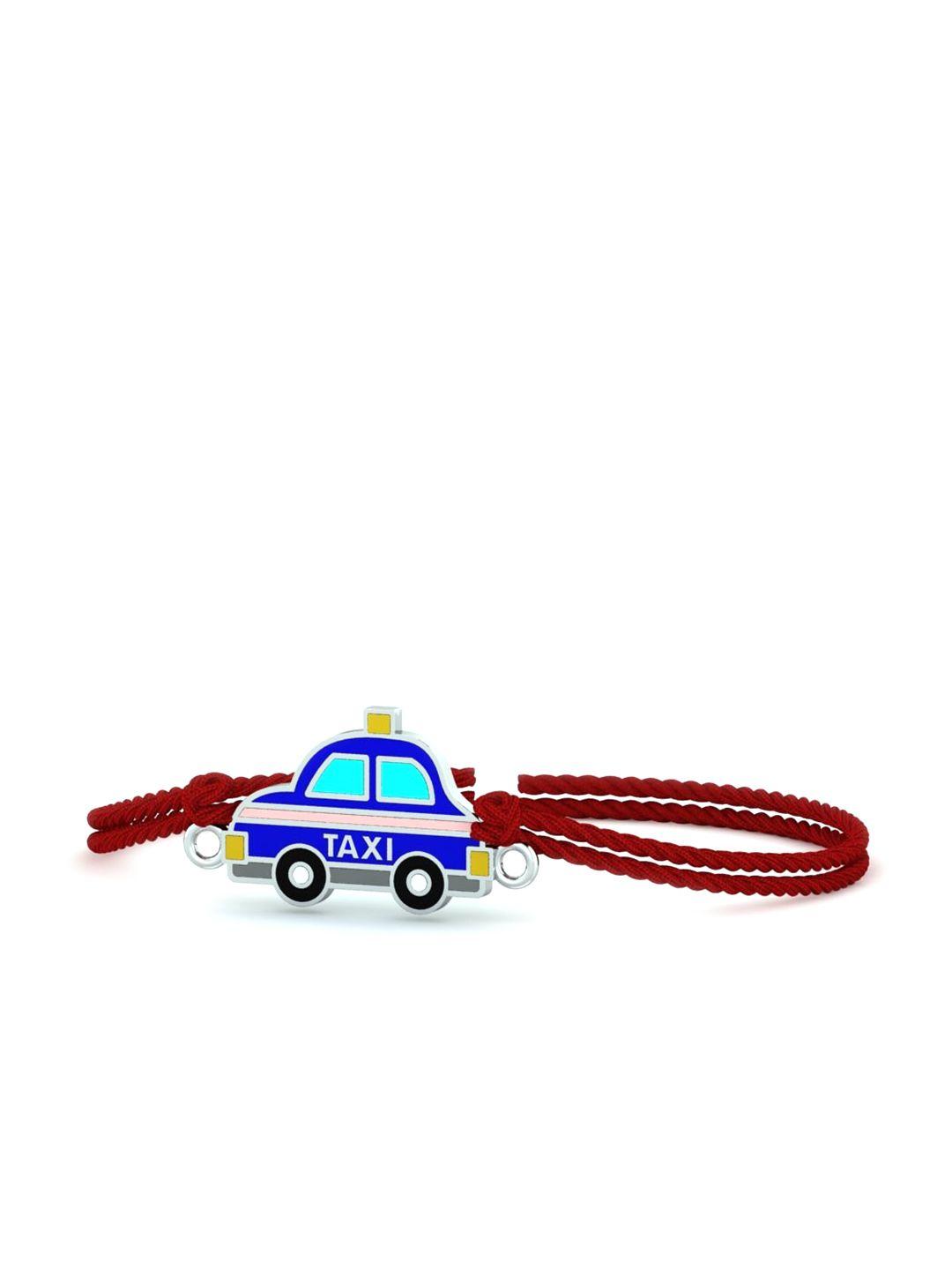 kuberbox 925 sterling silver kiddo taxi rakhi