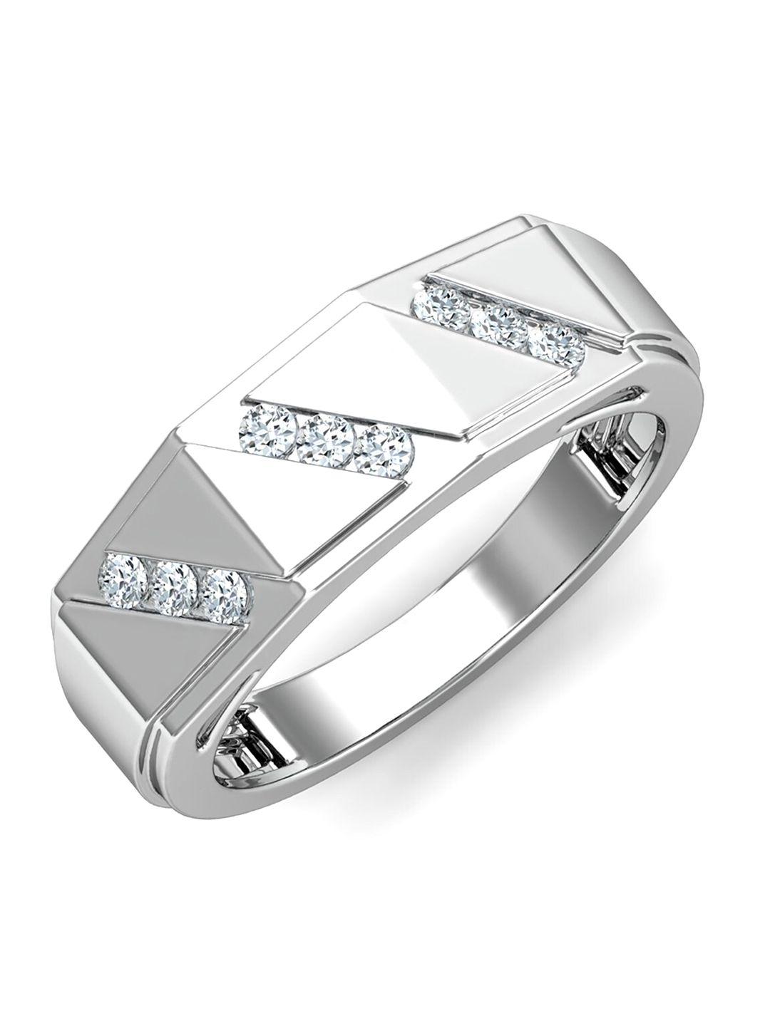 kuberbox men 18kt bamah ring diamond - 4.4 gm