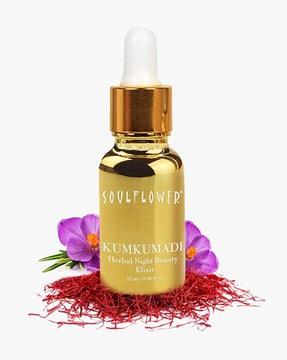 kumkumadi oil night beauty elixir with real saffron