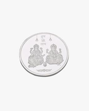 kundan 50 g 999 silver lakshmi ganesh precious coin