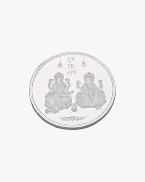 kundan 10 g 999 silver lakshmi ganesh precious coin