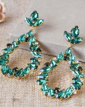 kundan beaded earrings