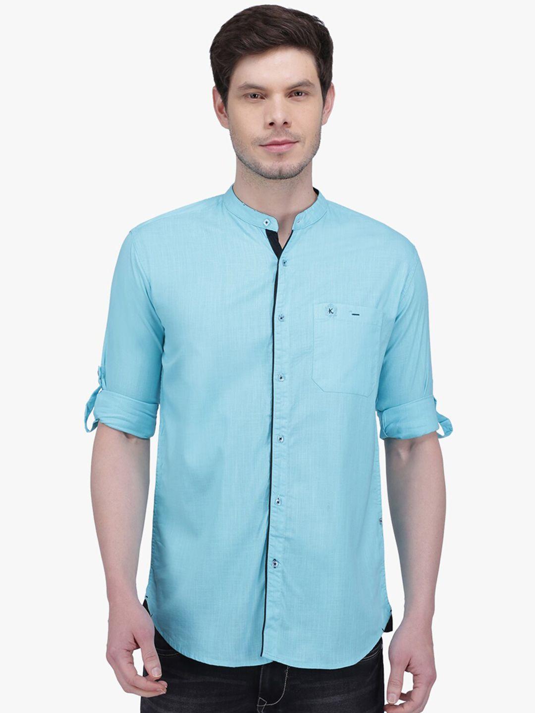 kuons avenue men smart slim fit linen casual shirt