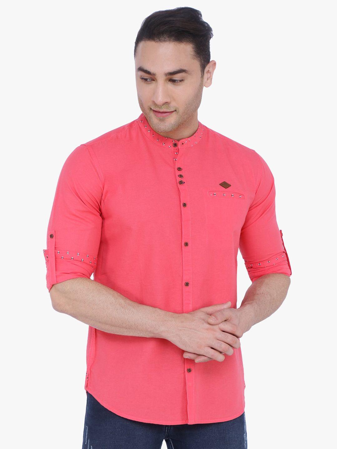 kuons avenue men smart slim fit cotton casual shirt