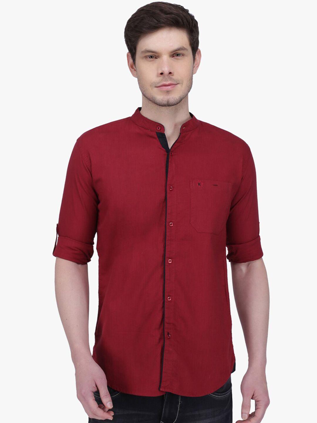 kuons avenue smart slim fit casual shirt
