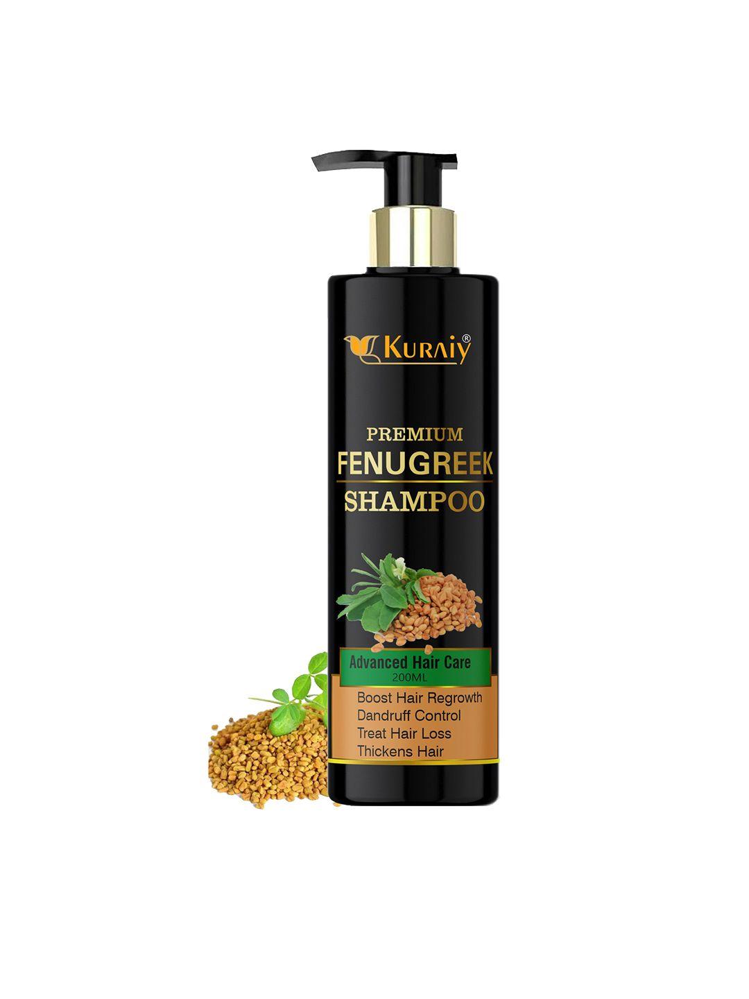 kuraiy fenugreek shampoo for hair fall control & hair growth - 200ml