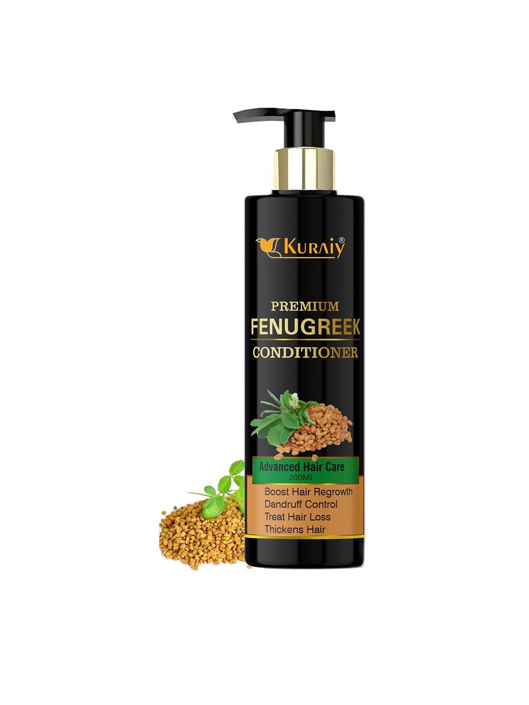 kuraiy premium advanced hair care fenugreek conditioner for moisturization - 200 ml