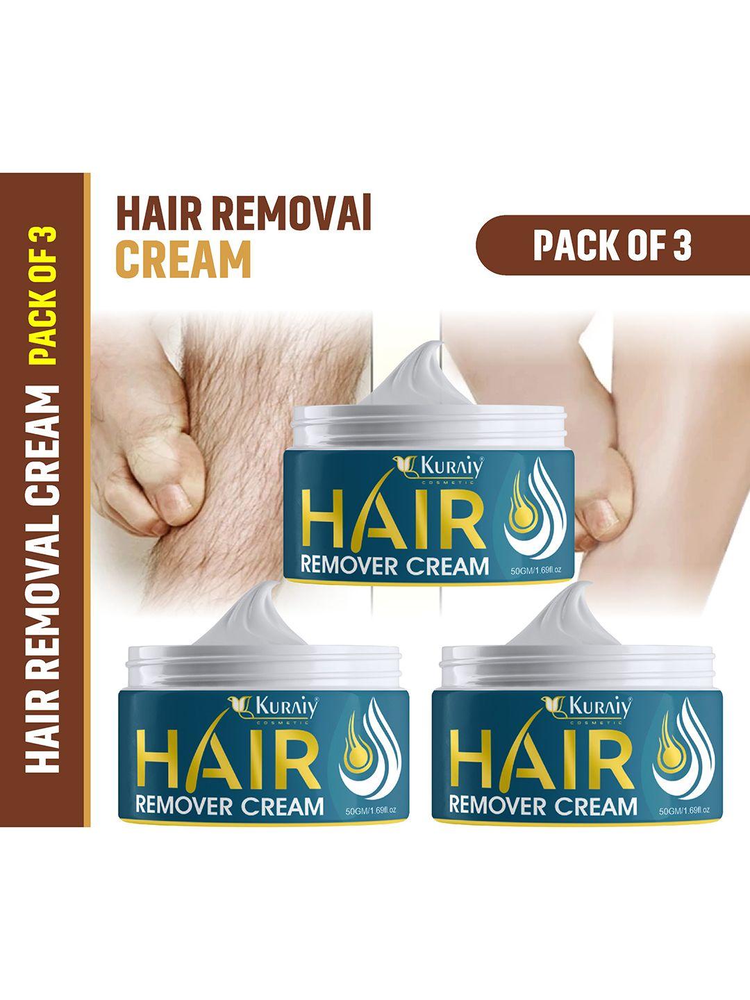 kuraiy set of 2 painless hair removal cream-50 gm each