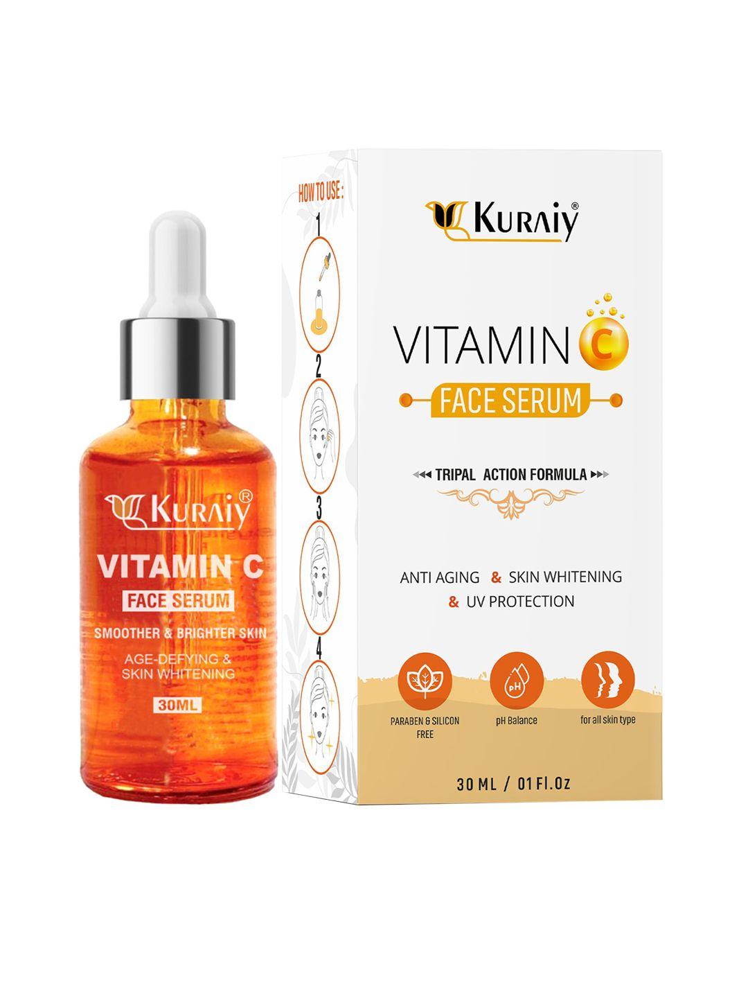 kuraiy skin illuminate face serum for radiant skin with vitamin c & turmeric-30 ml