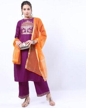 kurta suit set with dupatta