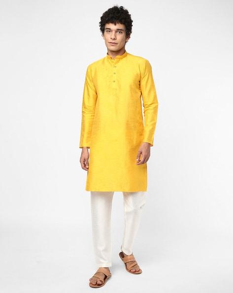 kurta with band collar