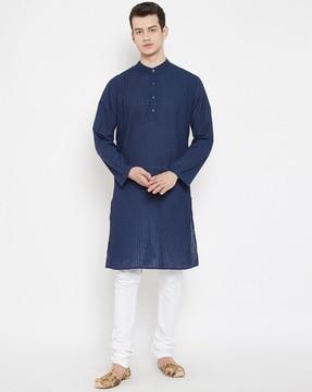 kurta with mandarin collar