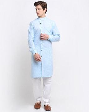 kurta with patch pocket