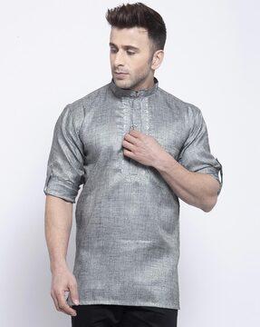 kurta with patch pocket