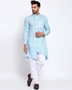 kurta with patch pocket