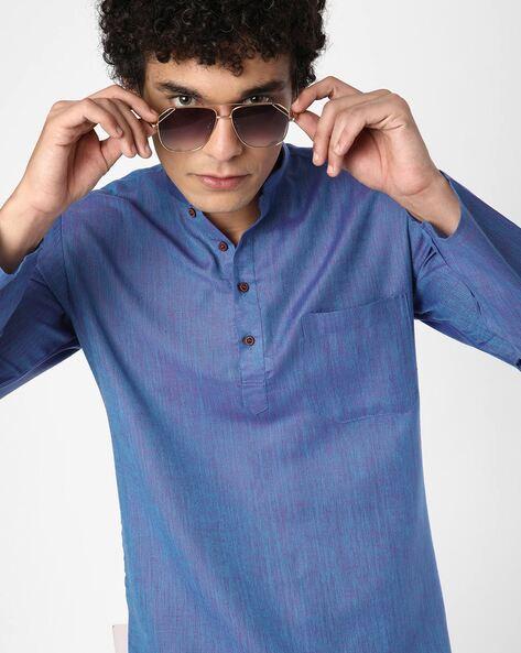 kurta with patch pocket