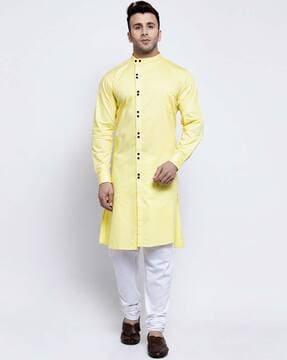 kurta with patch pocket