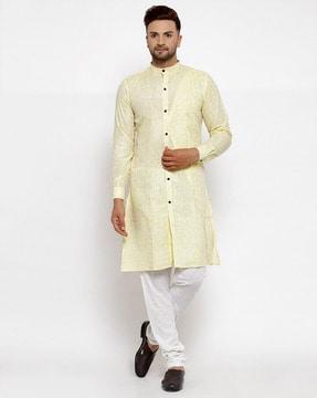 kurta with patch pocket