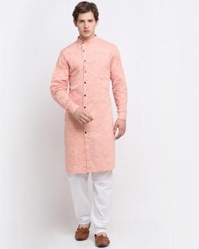 kurta with patch pocket