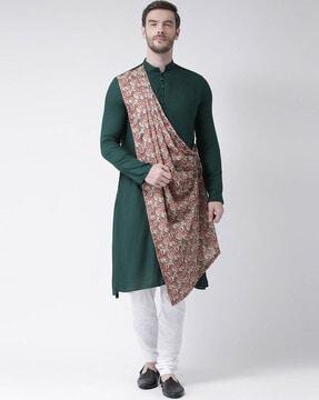 kurta with printed panel