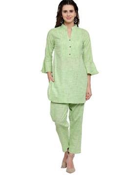 kurti with ankle-length pants