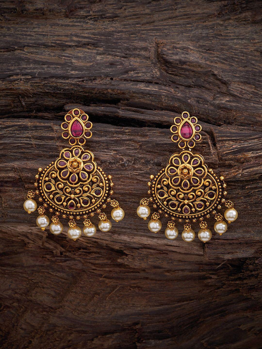 kushal's fashion jewellery classic drop earrings
