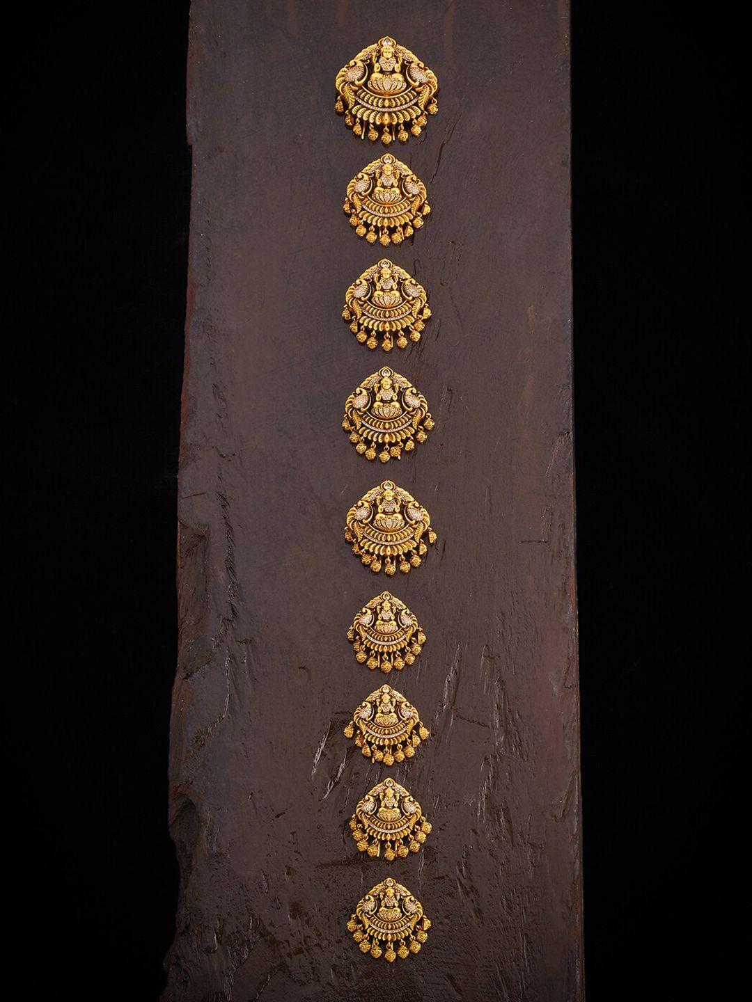kushal's fashion jewellery gold plated embellished hair accessory