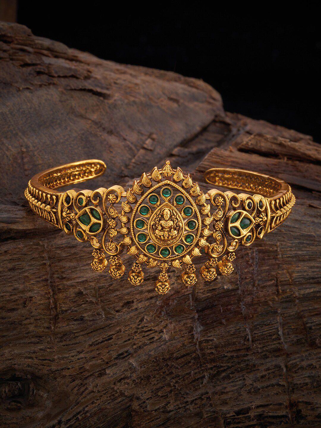 kushal's fashion jewellery gold-plated armlet bracelet