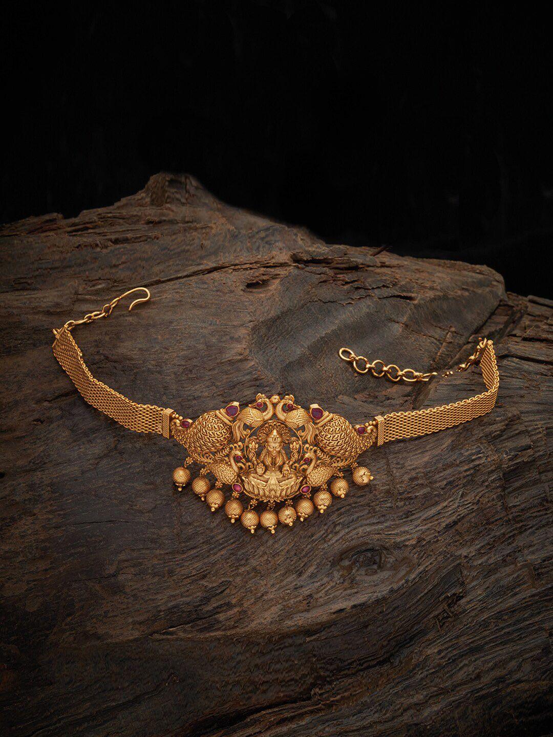 kushal's fashion jewellery gold-plated armlet bracelet