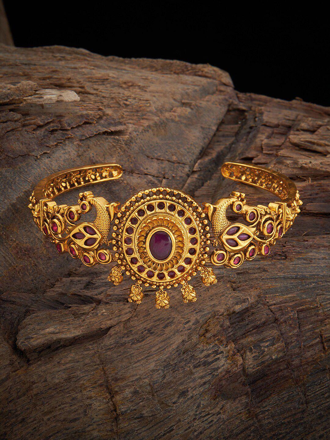 kushal's fashion jewellery gold-plated armlet bracelet