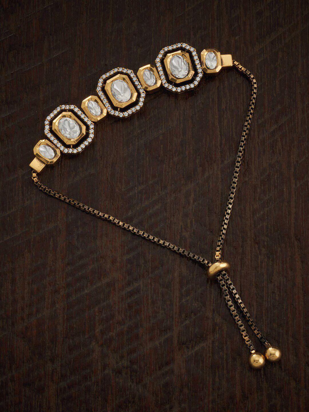 kushal's fashion jewellery kundan wraparound bracelet