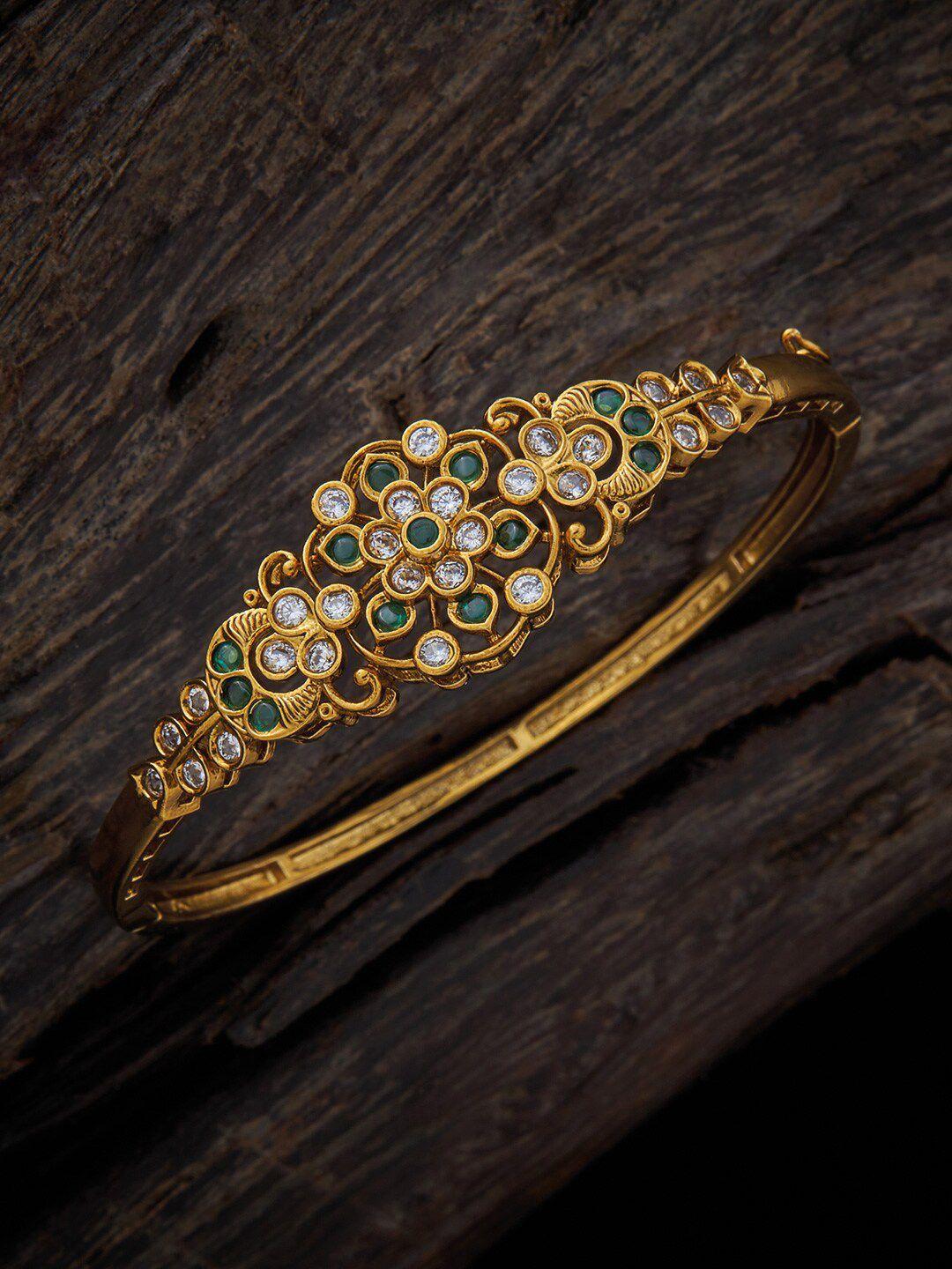 kushal's fashion jewellery women gold-plated bangle-style bracelet