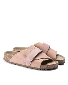 kyoto soft footbed open-toe slip-on sandals